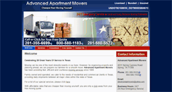 Desktop Screenshot of apartmentmoversinhouston.com